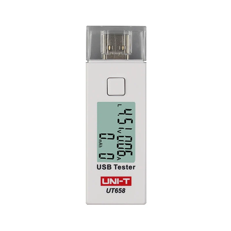 USB тестер UNI-T UT658 UT658B U диск доктор Вольтметр для зарядного устройства емкость 9 в телефон ноутбук мобильный мощность безопасности монитор - Цвет: UT658