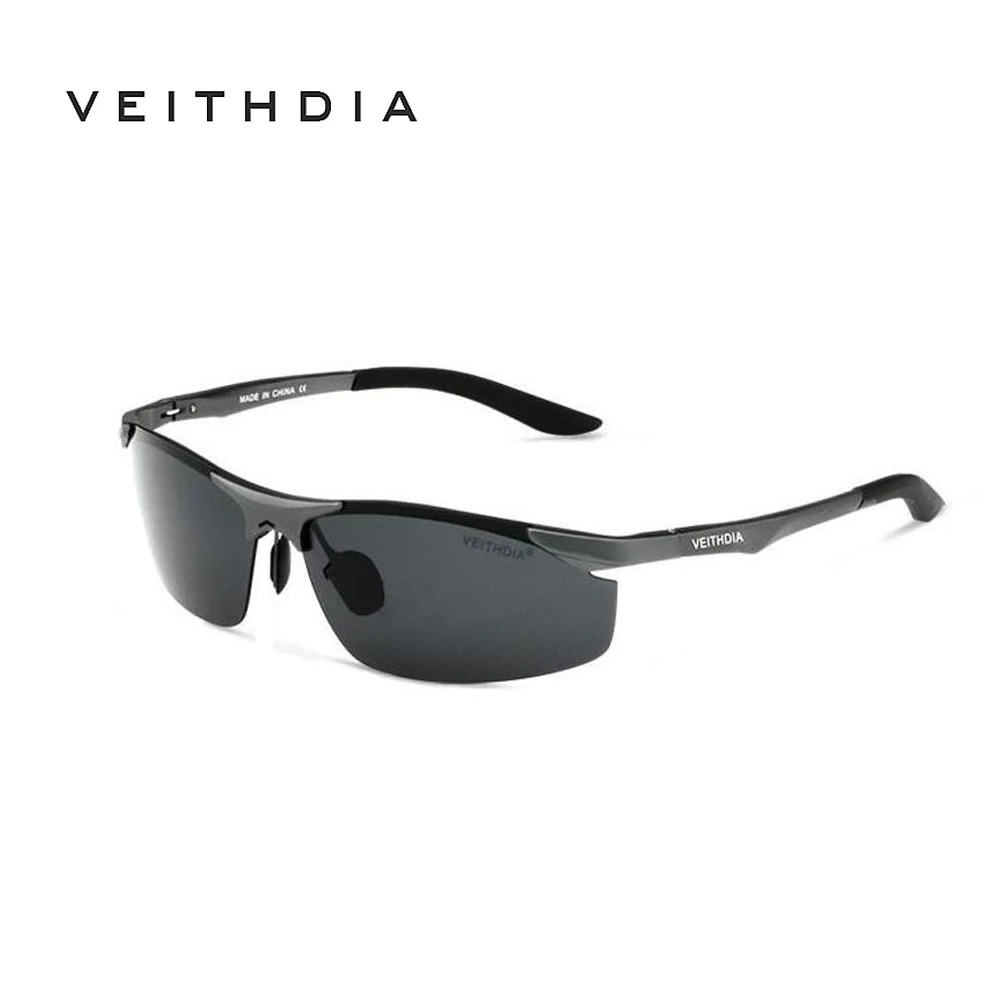 Бренд VEITHDIA, алюминиевые поляризованные солнцезащитные очки, спортивные мужские солнцезащитные очки, очки для вождения, очки, мужские аксессуары, оттенки 6529