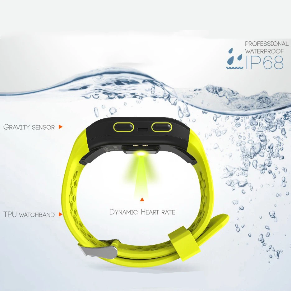 Makibes G03 GPS Smart Wristband Sports Band Built-in GPS Chip Heart Rate Monitor Sleep Monitor IP68 Waterproof Fitness Tracker