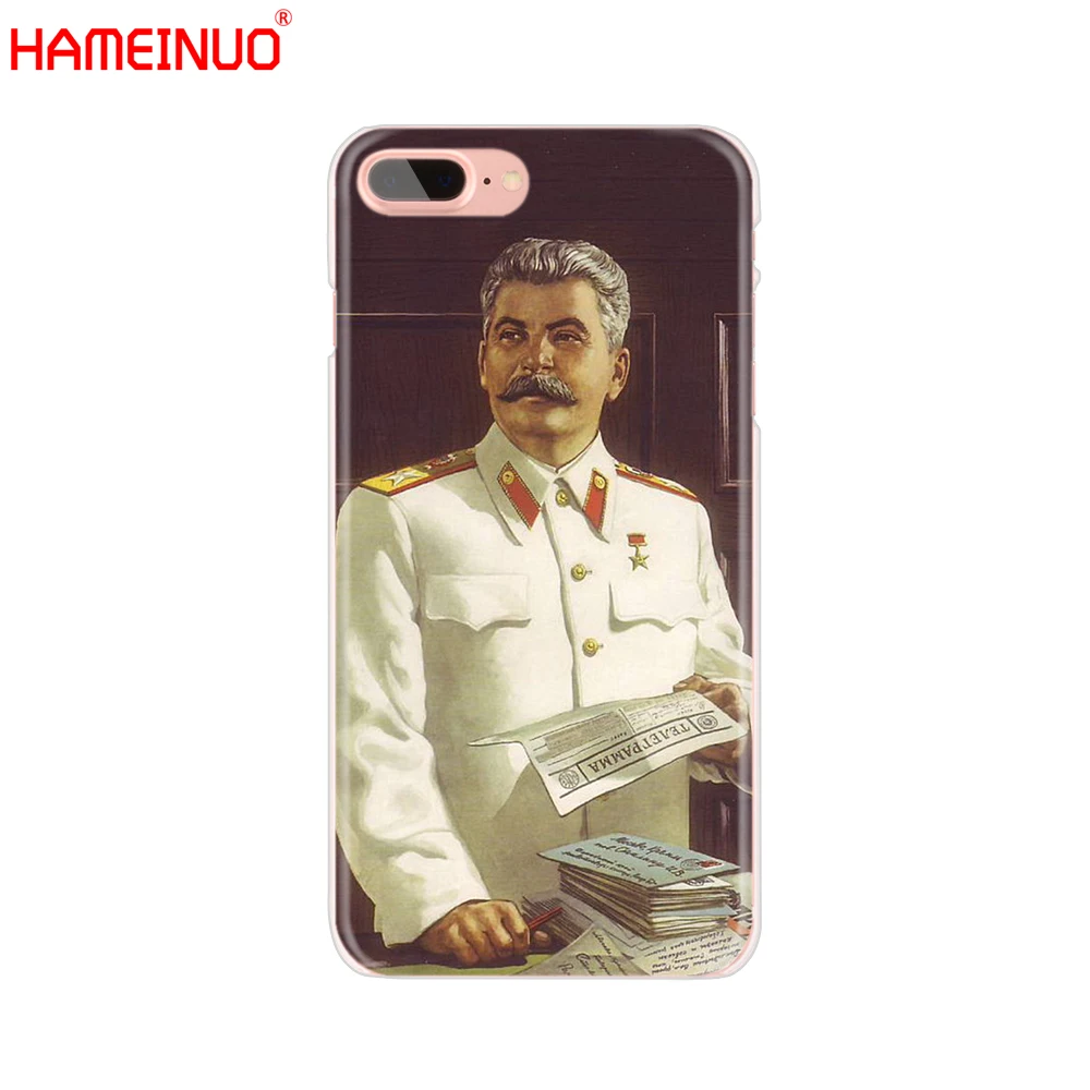 HAMEINUO русский Сталин СССР Чехол для мобильного телефона iphone X 8 7 6 4 4S 5 5S SE 5c 6s plus
