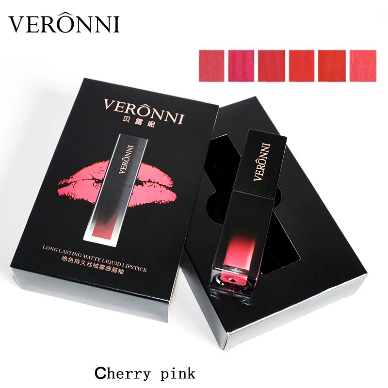 6 Colors Metal Matte Liquid Lipstick Set Lip Gloss Tubes Makeup Waterproof Long Lasting Metallic Lips Stick Lot | Красота и здоровье