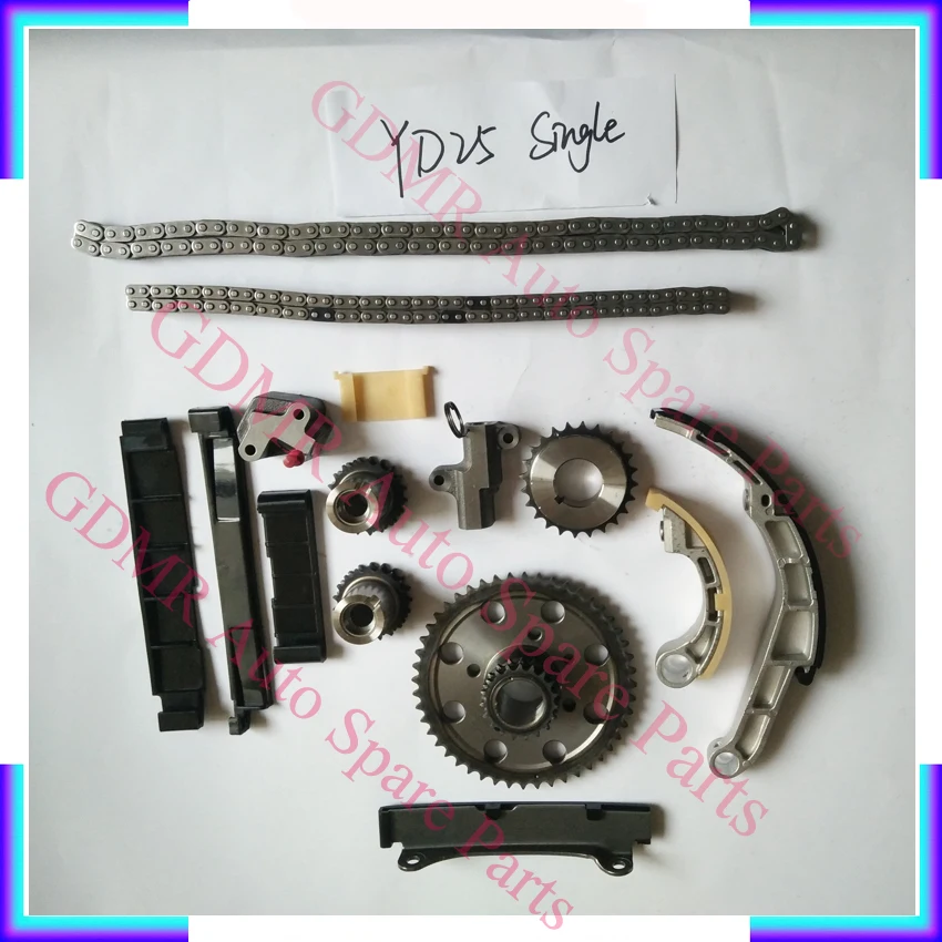 Single row Timing chain kit YD25DDTI YD22DDTI YD25 OEM 13028EB70A for