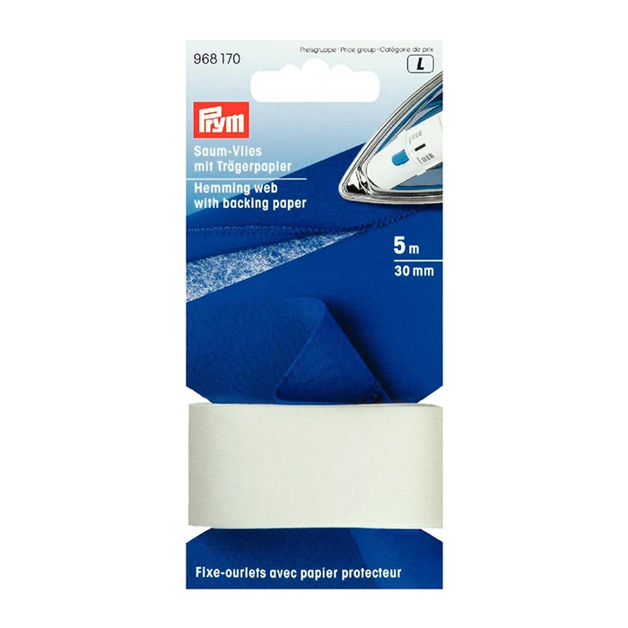 

Germany Prym Hemming web with backing paper 968170 968180, strip, manual DIY, sewing accessories, patchwork, sewing