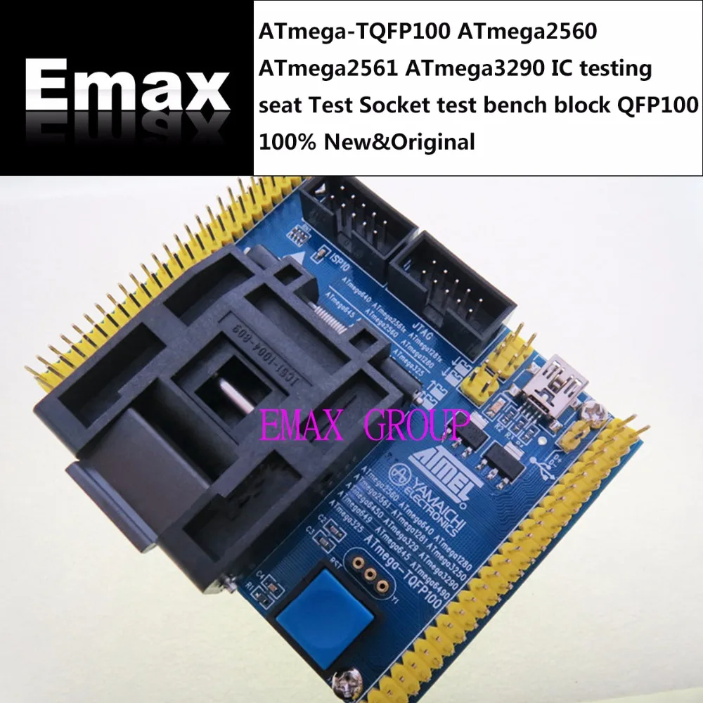 ATmega-TQFP100 ATmega2560 ATmega2561 ATmega3290 IC Тесты ing сиденье Тесты гнездо Тесты блок верстака TQFP100 QFP100