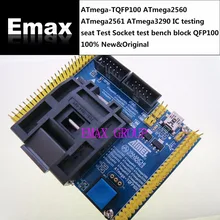 ATmega TQFP100 ATmega2560 ATmega2561 ATmega3290 blocco sedile test IC Test Socket banco di prova TQFP100 QFP100