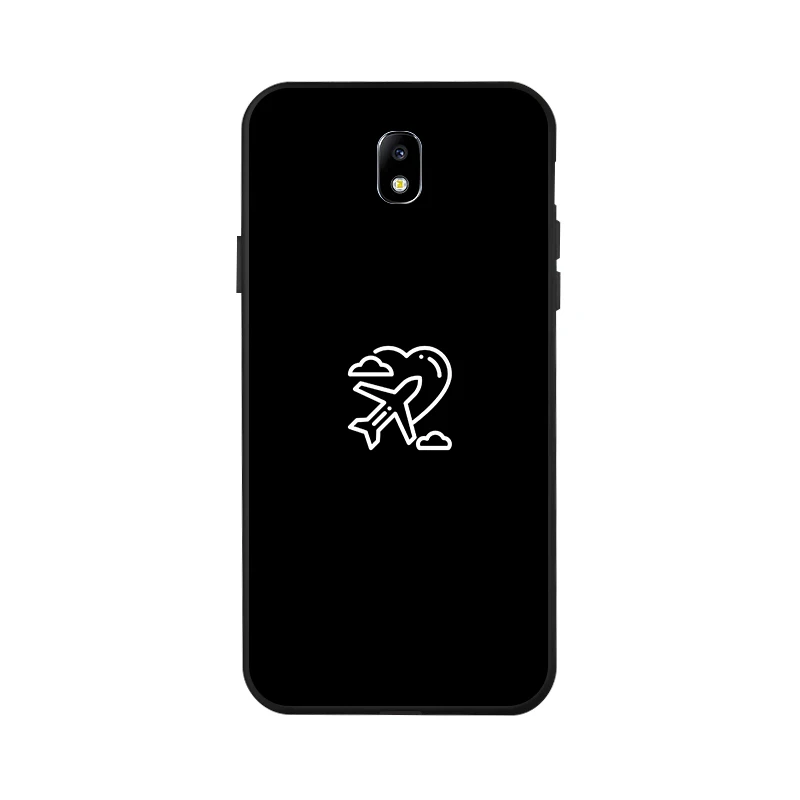 Чехол для samsung Galaxy J7 EU Мягкий ТПУ чехол черный чехол для samsung J7 версия ЕС чехлы для телефонов - Цвет: X087
