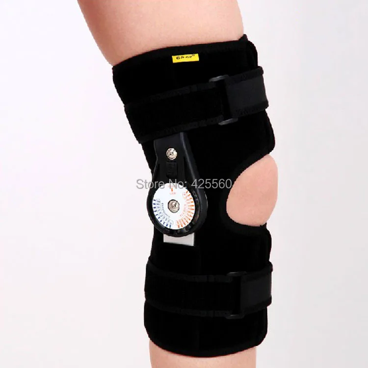 Ортопедический шарнирный ПЗУ регулируемый спортивный коленный бандаж поддержка шина стабилизатор обертывание растяжение пост-оп Hemiplegia сгибание/расширение