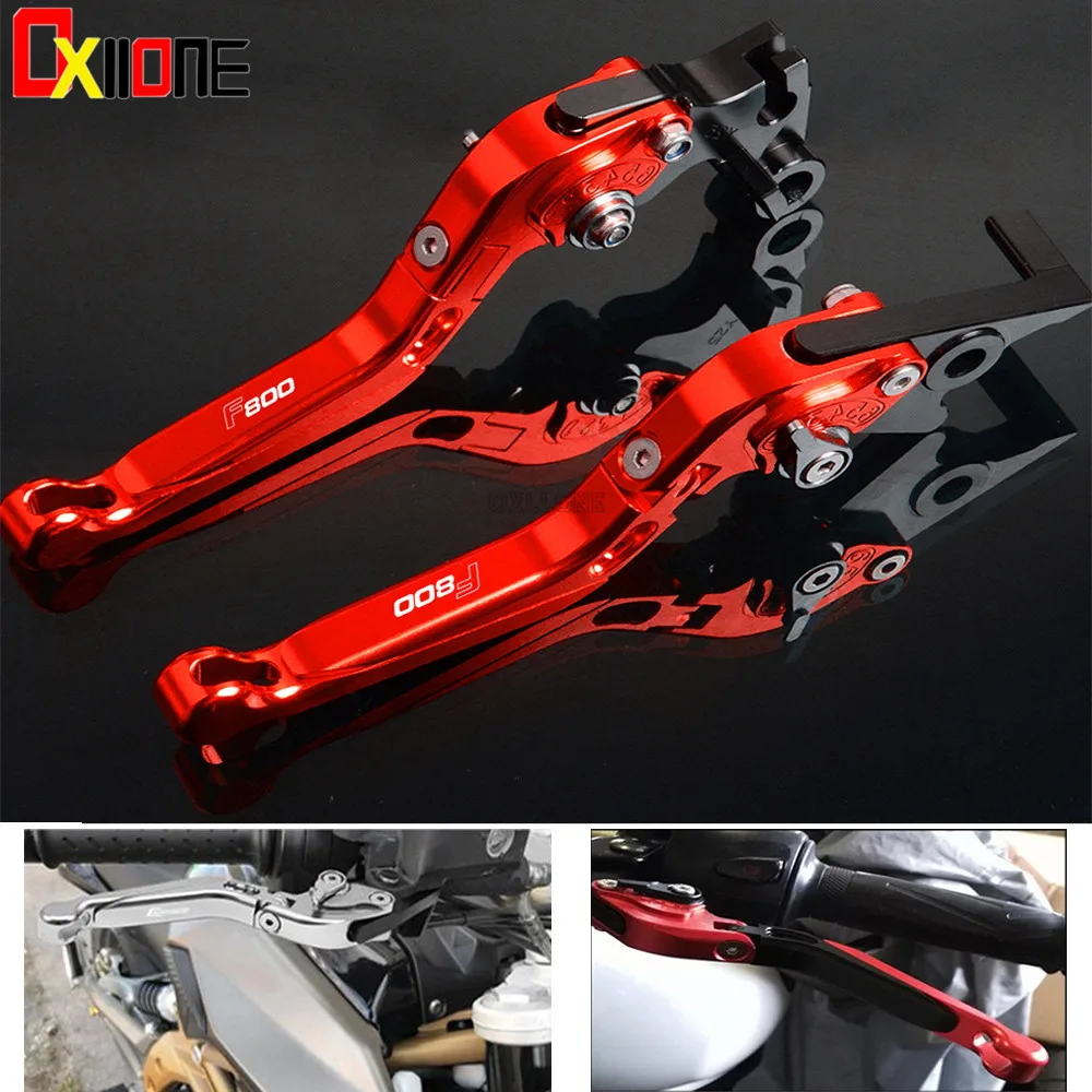 

Up with logo Set For BMW F800GS/AdventuRe 2008-2016 2015 Motorcycle Folding Extendable Motorbike Brake Clutch Levers 7 Colors