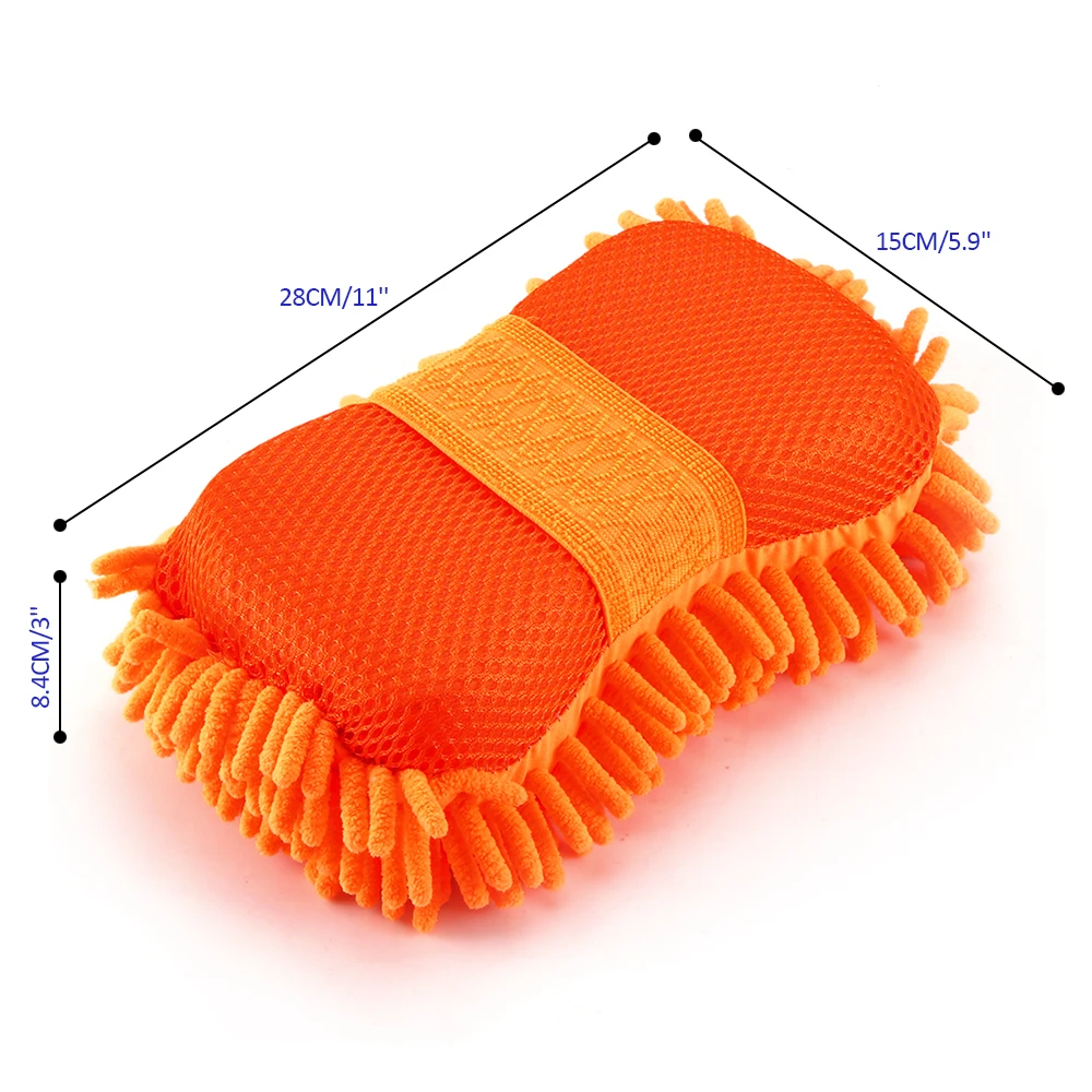 Коралловая губка для автомойки против царапин сухая микрофибра влажная амфибия губка для автомобиля для стекла керамической плитки