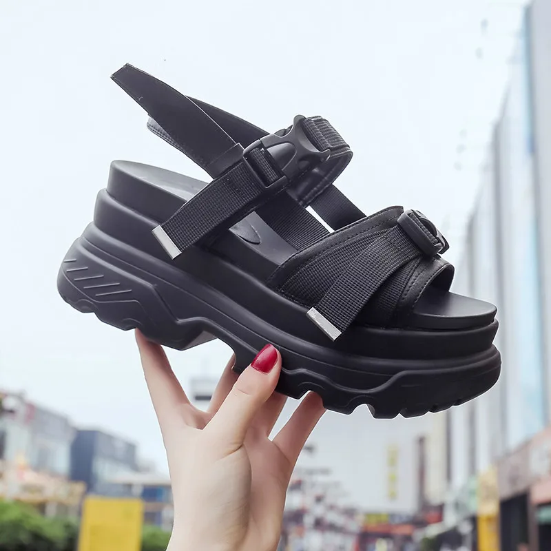 

Fashion Women Summer Sandals Wedges thick bottom Platform Slippers ladies walking shoes zapatillas chinelo sandalia Yasilaiya