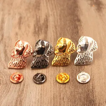

Mdogm 2019 Golden Retriever Brooches And Pins Jewelry Suit Cute Funny Metal Small Father Collar Badges Gift For Male Men B046