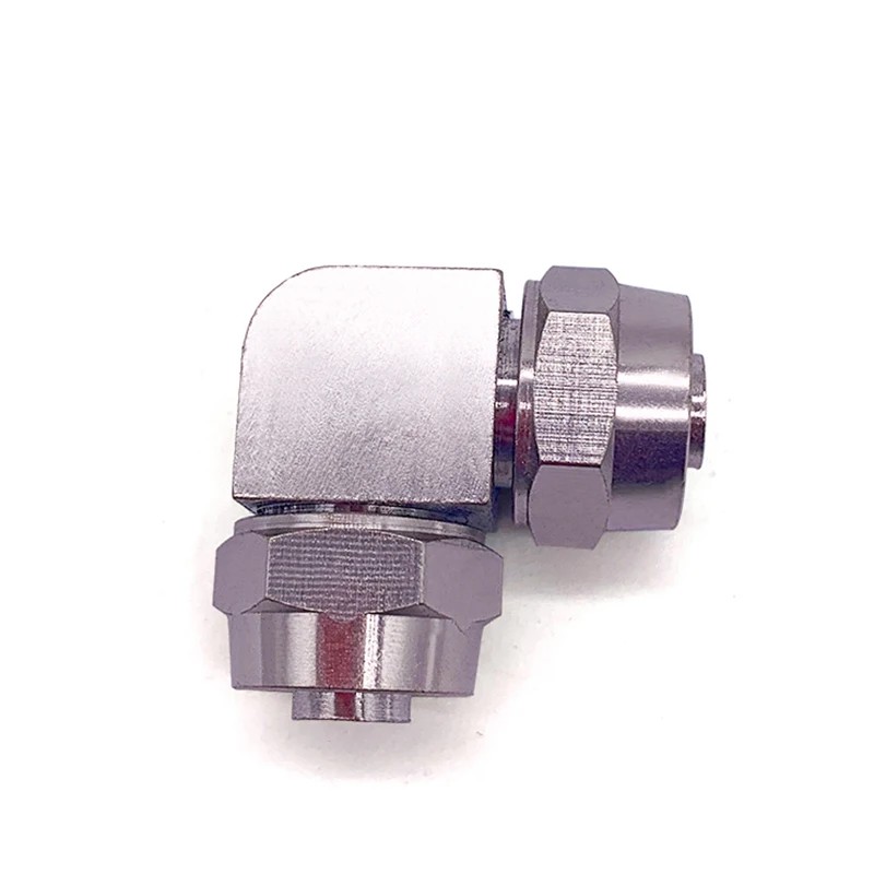 

1PCS Right Angle Copper Material Pneumatic Screw Thread Quick Connectors Fitting PV 4MM-16MM Gas Hose Tube One Touch Push Into