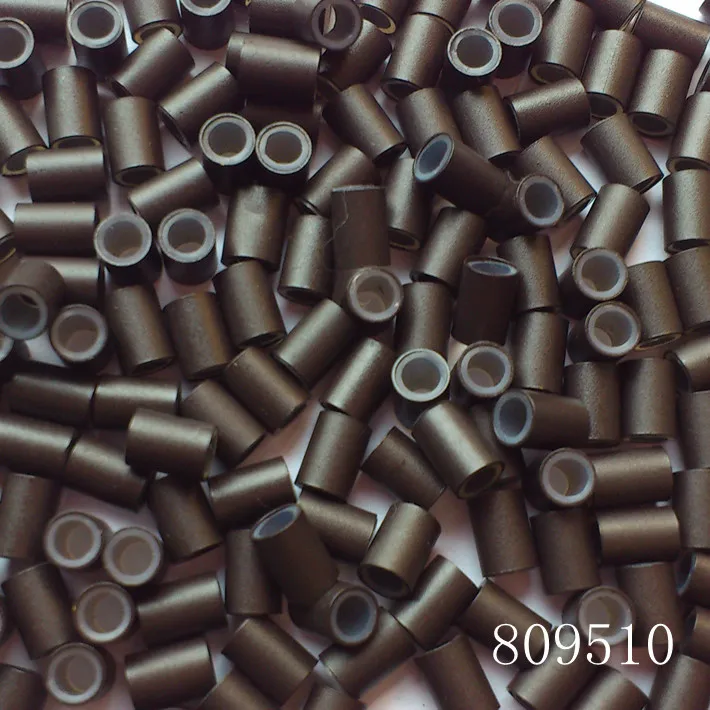 

3000 pieces/Lot Silicone Copper Micro Ring Dark Brown & Blond Color for Hair Extension, Free Shipping
