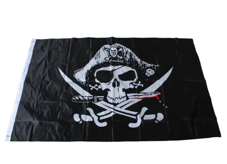 

Deadman Chest Pirate Flag Tricorner Ship Banner Pennant Jolly Roger Dead 3x5Ft Halloween Haunted Club Indoor Outdoor decoration