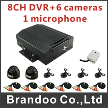 8ch mobile dvr black box mdvr kit suport Max 2tb hard disk