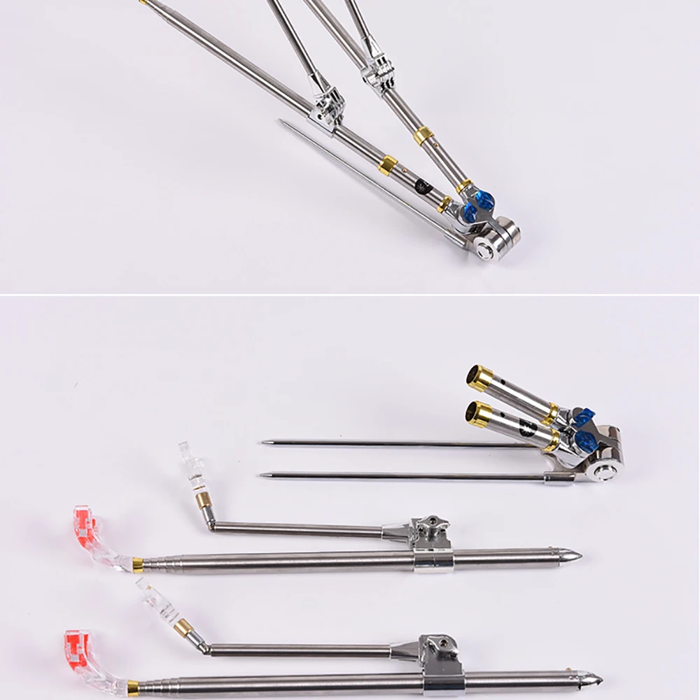 Mises Stainless Steel Multipurpose Fishing Double Holder Telescopic Portable Fishing Athletics Special Bracket Fishing Gear
