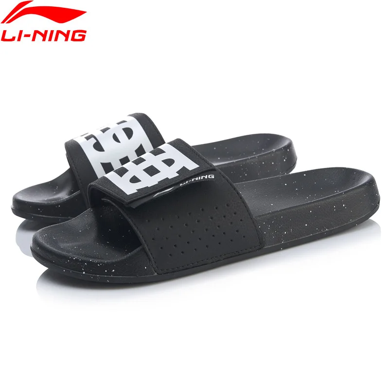 Li-Ning/мужские слипоны; стильные сандалии; уличные пляжные дышащие тапочки; спортивная обувь; светильник; AGAP001 XMT310