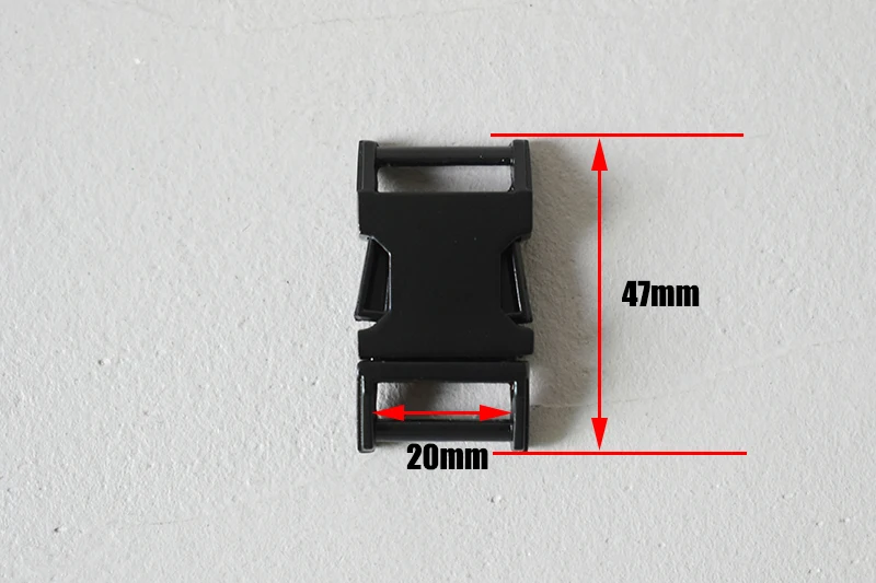 10pcs White metal release belt buckle 3/4 Inch(20mm) DIY dog pet collar paracord backpack accessories 4 colors insert buckle