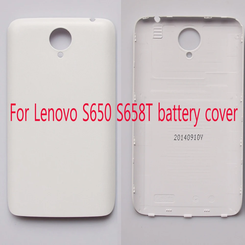 Крышка батарейного отсека задняя крышка Корпус для Lenovo S650 S658T запасные части с