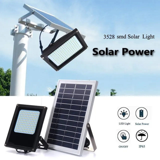 120 Led Solar Light 3528 Smd Warm White Waterproof Floodlight 120 Led Solar Light 3528 Smd Warm White Waterproof Floodlight Flood Outdoor Garden Sensor Security Lamp