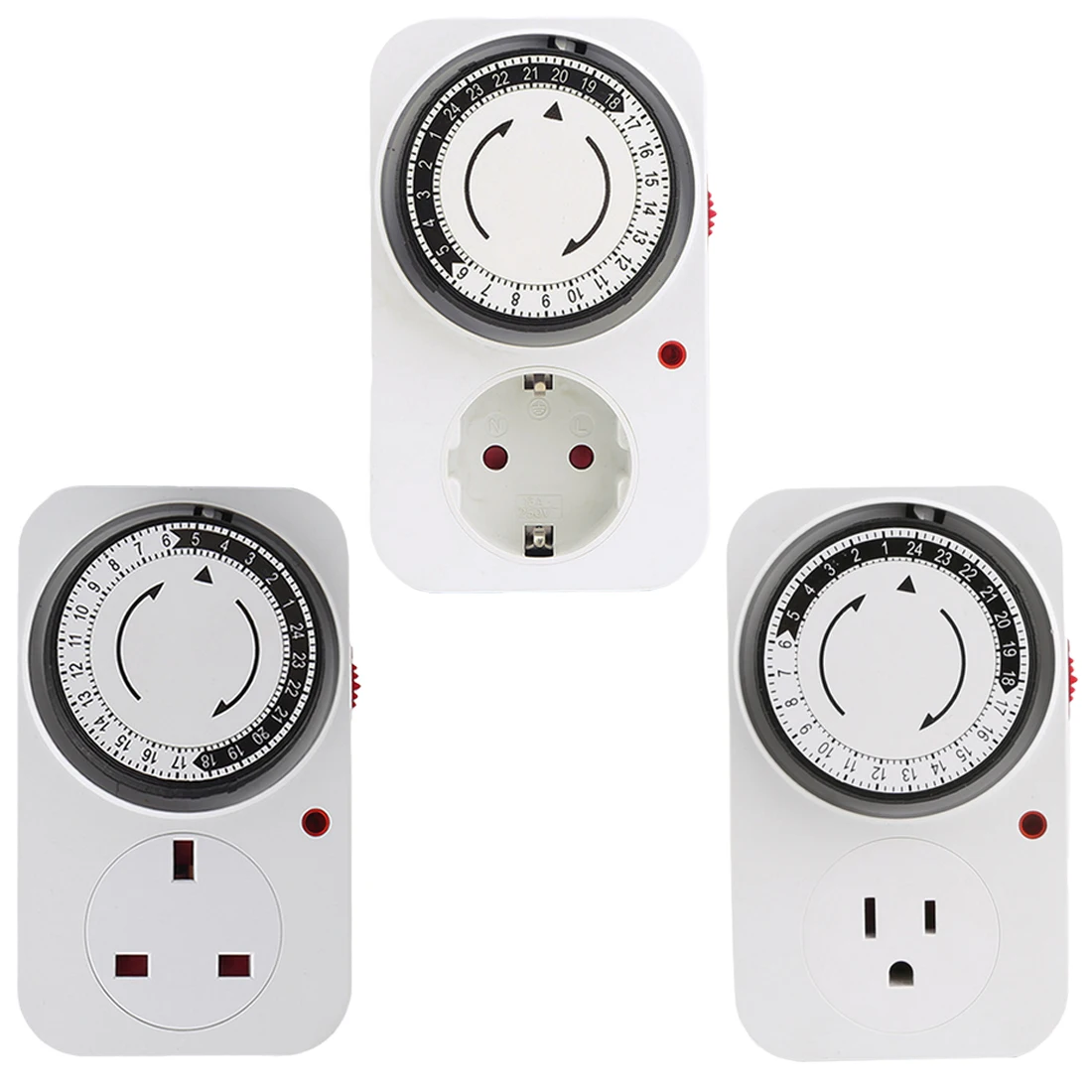 

Energy-saving Socket Mechanical Timer Automatic Power Off Home Smart Countdown Switch Socket EU/US/UK Plug 15A 125V