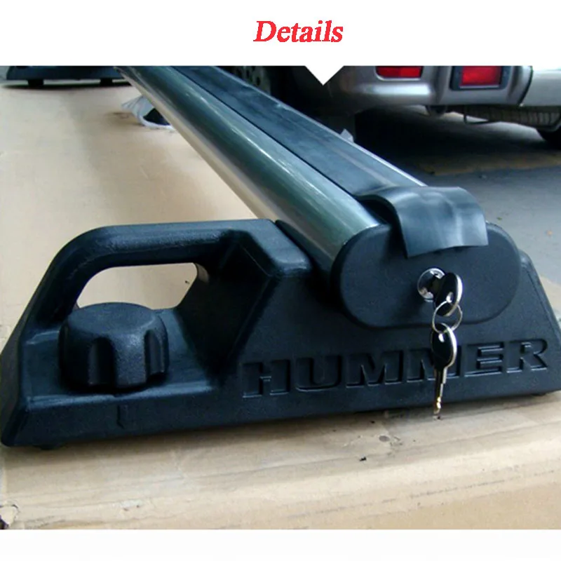 2 шт./компл. на крышу автомобиля рейки багаж камера перекладина для Hummer H2 2003 2004 2005 2006 2007 2008 2009(с замком