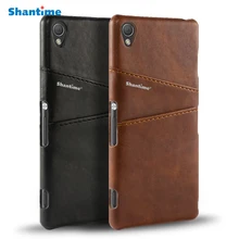 Pu Leather Back Cover For Sony Xperia Z3 Z1 Z2 Z4 Z5 Z5 Premium Case For Sony Xperia M4 L1 XP X Business Card Slots Phone Case Pu Leather Back Cover For Sony Xperia Z3 Z1 Z2 Z4 Z5 Z5 Premium Case For Sony Xperia M4 L1 XP X Business Card Slots Phone Case