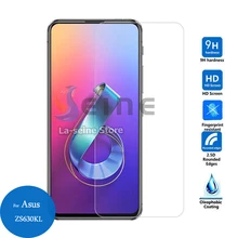 Для Asus Zenfone 6 ZS630KL черное полное покрытие закаленное стекло Защита