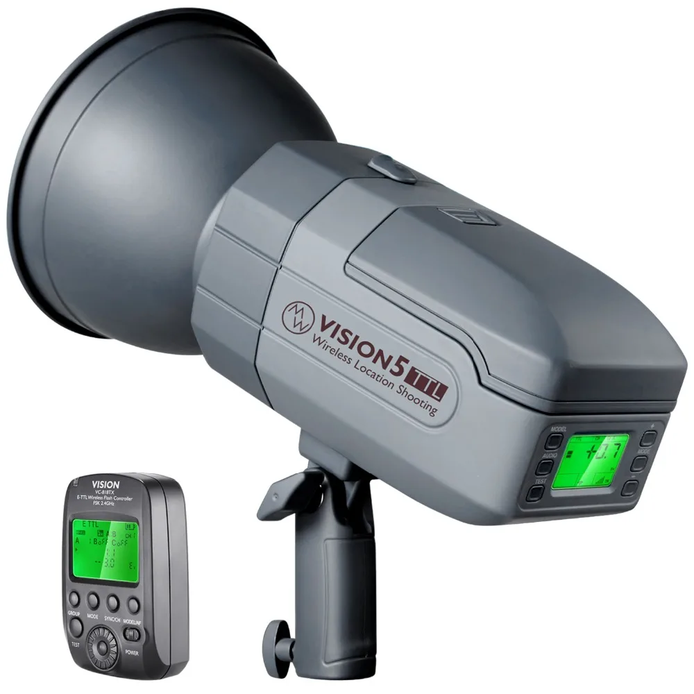 

Neewer Vision5 400W i-TTL for NIKON HSS Outdoor Studio Flash Strobe with 2.4G System and Wireless Trigger+Lithium Battery