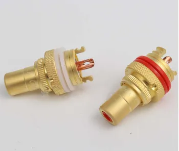 

High Performance Audio RCA Sockets CMC-805-2.5F rca female plug 4pcs /lot