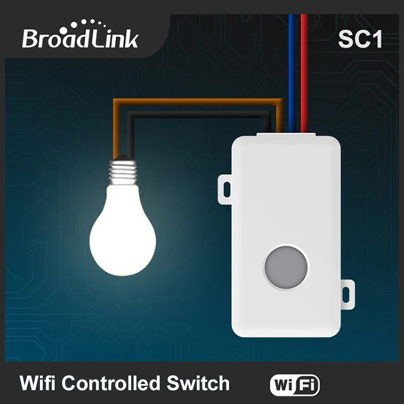 Лидер продаж для BroadLink 2 шт Sc1 дома Модули автоматизации Smart переключатель Wi-Fi приложение 2,4 ГГц Управление коробка синхронизации Беспроводной дистанционное управление