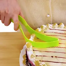 Нож для резки торта из нержавеющей стали, пластиковый хлебный пирог, нож для резки торта, торта, на день рождения, кухонные инструменты приспособление