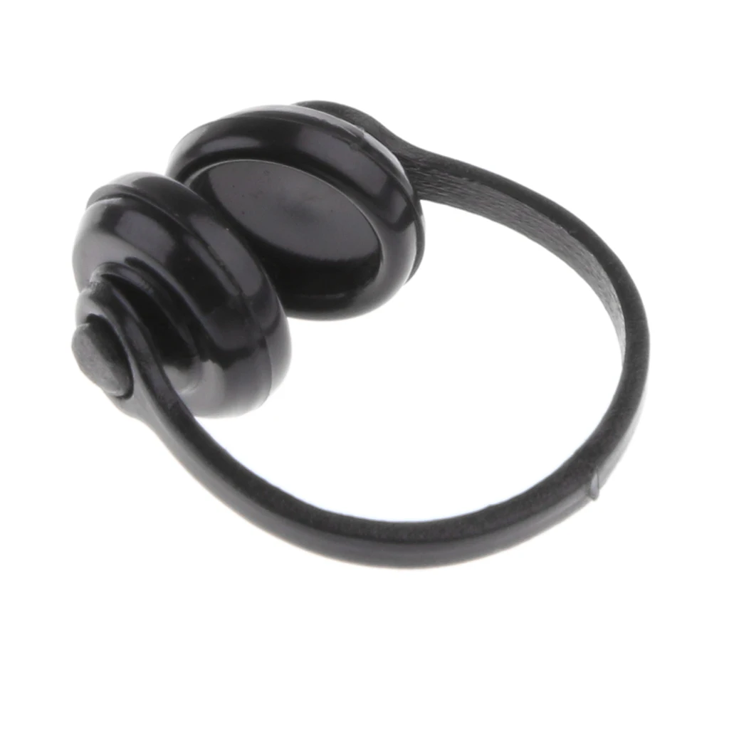 2 Pieces Plastic Wireless Earphone Headphone model  for 1/12 Dollhouse   accessories Miniatures decor kit 