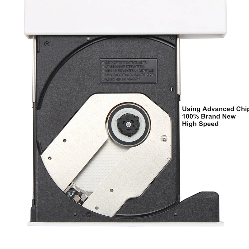 YiYaYo настоящий USB 2,0 Внешний DVD Оптический привод CD/DVD-RW горелки CD/dvd-rom Плеер ридер писатель Portatil для Windows PC