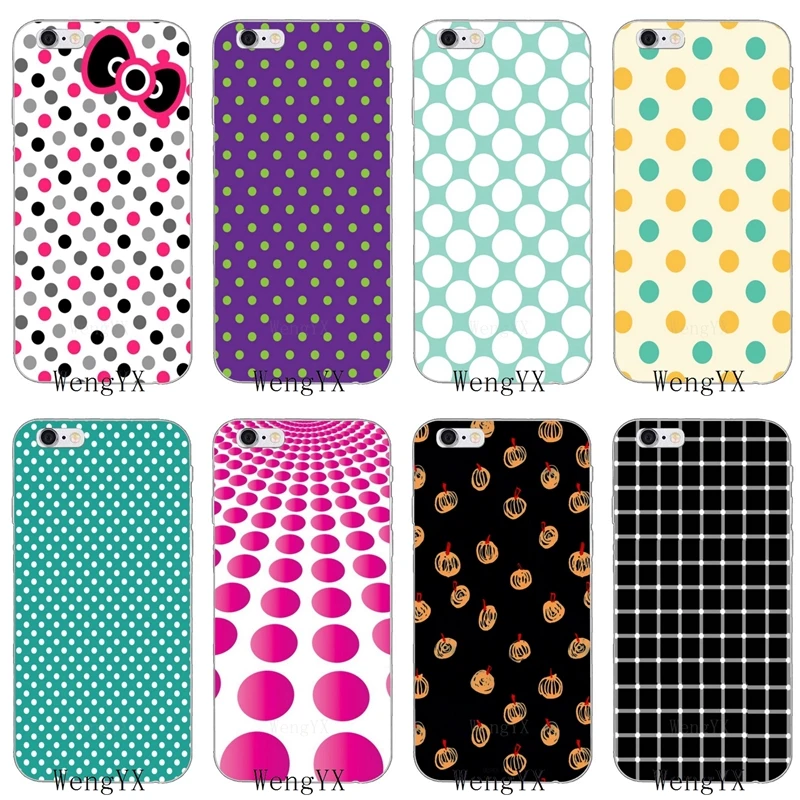 

gold black white Polka Dots design Soft case For Samsung Galaxy A10 A30 A40 A50 A60 A70 A5 A6 A7 A8 A9 J8 J4 J6 prime plus 2018