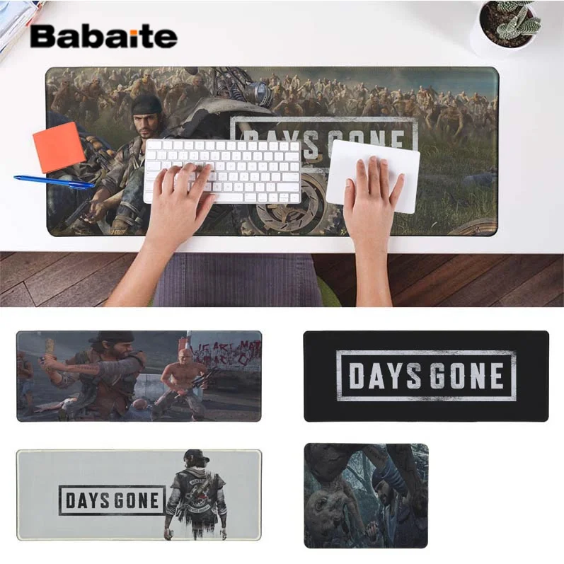 

Babaite My Favorite Days Gone Silicone large/small Pad to Mouse Game Free Shipping Large Mouse Pad Keyboards Mat