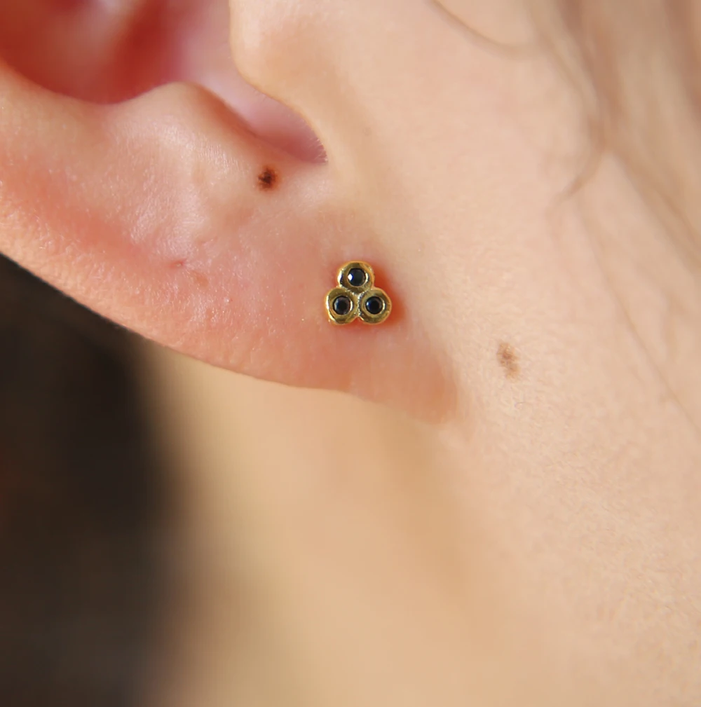 Серьги гвоздики из серебра 925 пробы с фианитами|earring minimal|cz earrings925 sterling |