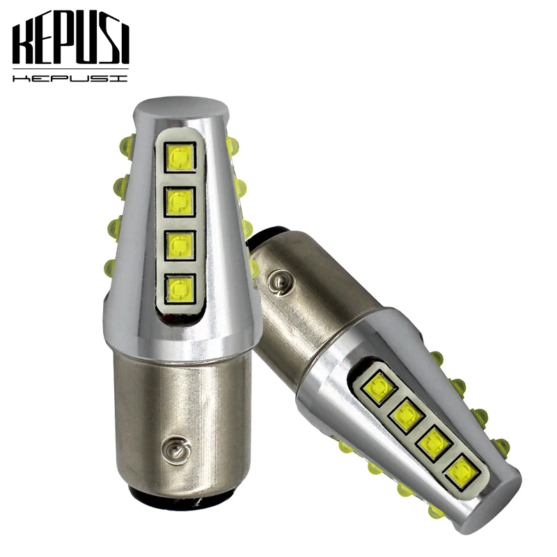 KEPUSI 2x 1157 BA15D 80W cree chip High Power Car LED Rear Reversing Tail Bulb signal light backup lamp sourcing 12V 24V white KEPUSI 2x 1157 BA15D 80W cree chip High Power Car LED Rear Reversing Tail Bulb signal light backup lamp sourcing 12V 24V white