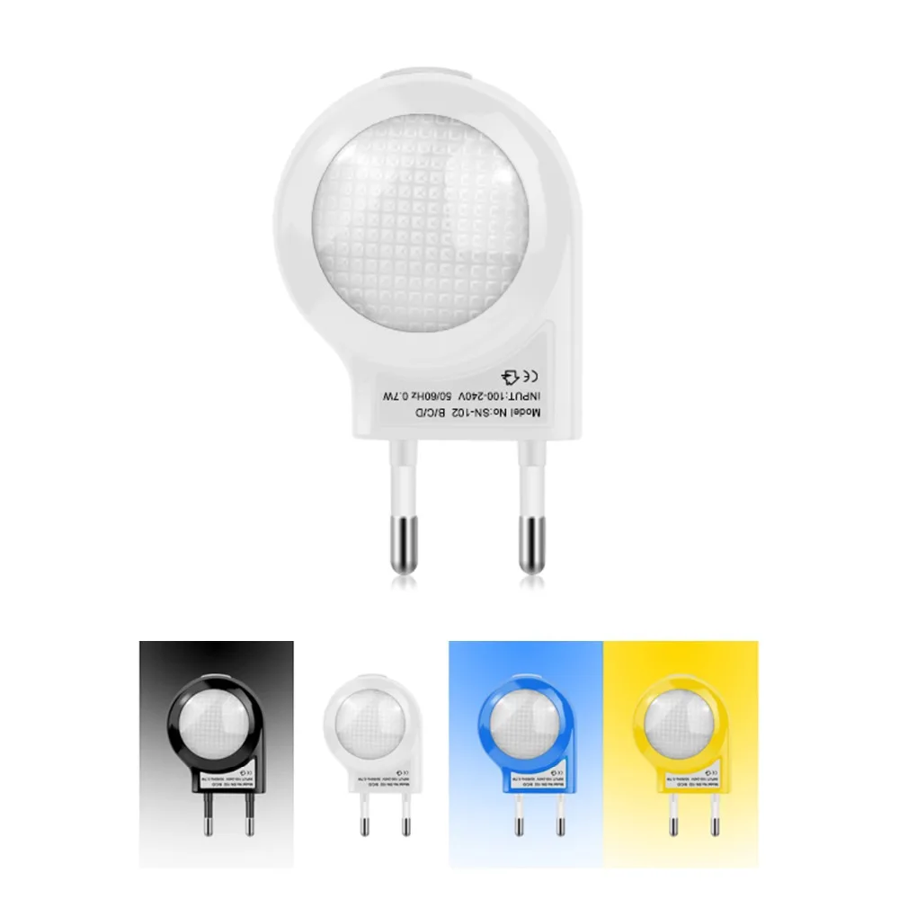 

4 Colors 110V 240V Smart Control lamp Desk Lamps EU plug LED Night light Auto Sensor Night light Bulb For Baby Bedroom Gift