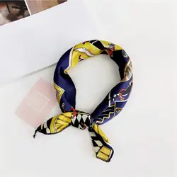 Шарф Модный женский квадратный головной платок Обертывания шарфы платок с принтом шейный шарф платок femme bufanda mujer Modis