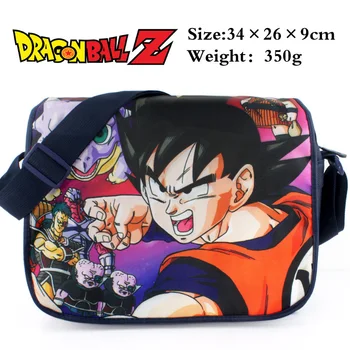 

Colorful polyester shoulder bag printed with Anime DRAGON BALL Super Saiyan Son Goku TYPE C