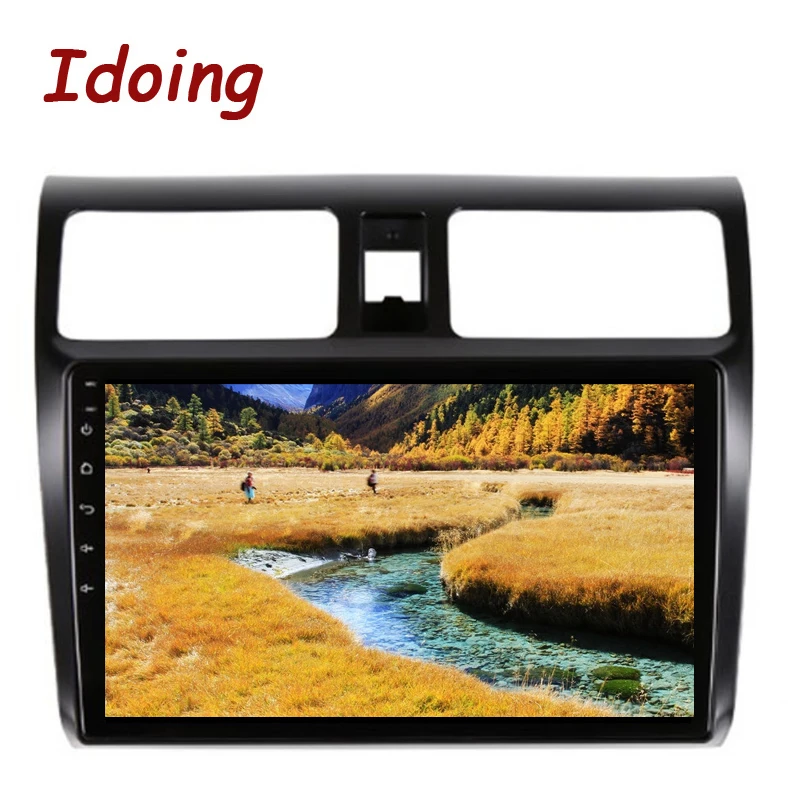 Sale Idoing 10.2"4G+64G 2.5D IPS Screen Octa Core Car Android8.0 Radio Player Fit Suzuki Swift 2008-2015 GPS Navigation and GLONASS 4