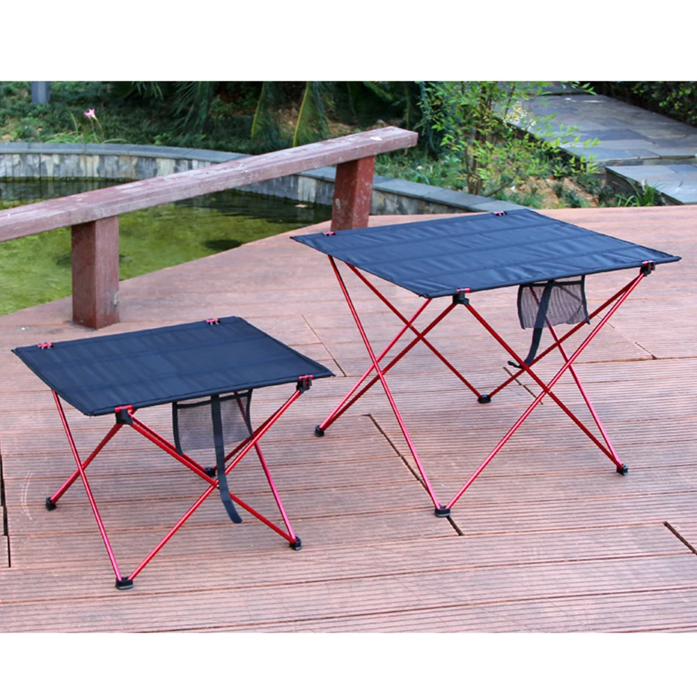Портативный складной настольный стол для кемпинга на открытом воздухе для пикника из алюминиевого сплава ультра-легкий стол для рыбалки