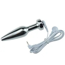 106*29mm Electro Shock Anal Plug Electric Shock Butt Plug Vibtrating Massager Medical Themed Sex Toy for Men Women Sex Products