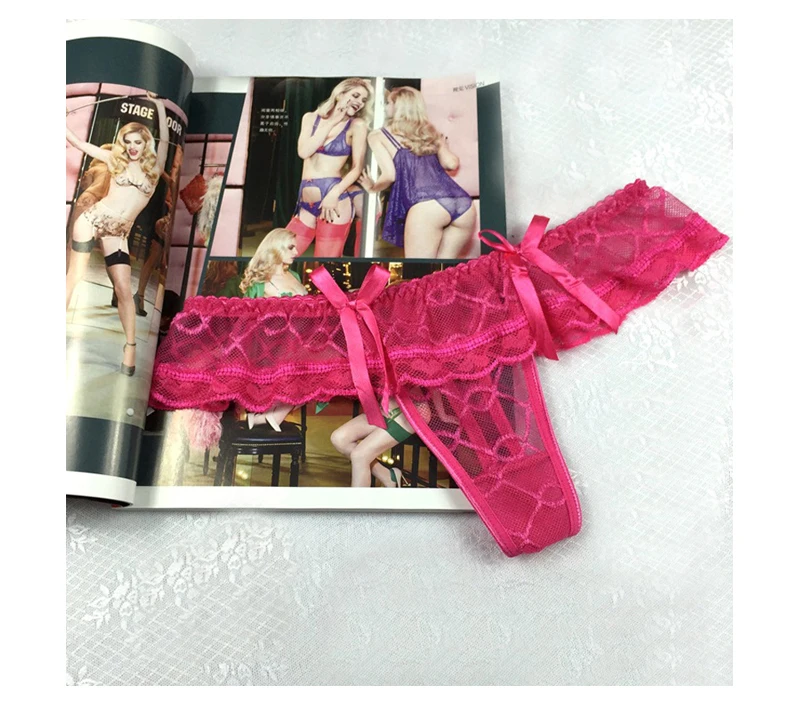 SD-P017 bow lace Etroic Thong XQ 8