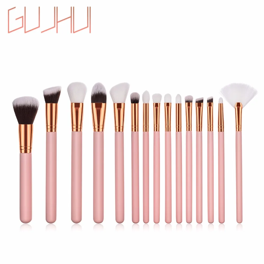 

15Pcs professional makeup brushes sets Eyebrow Eyeshadow Brush pinceaux maquillaje Foundation make up brushes cosmetics