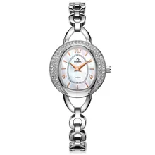 Роскошные брендовые часы, женские модные красивые кварцевые часы из нержавеющей стали, водонепроницаемые кварцевые часы, 50 м CASIMA#2616