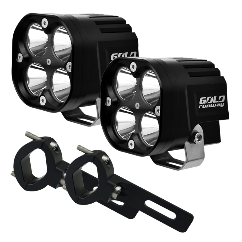2PCS 40W Motorcycle Headlight 4200LM Motorbike new REALLY U3 LED Moto Driving Fog Spot Head Light