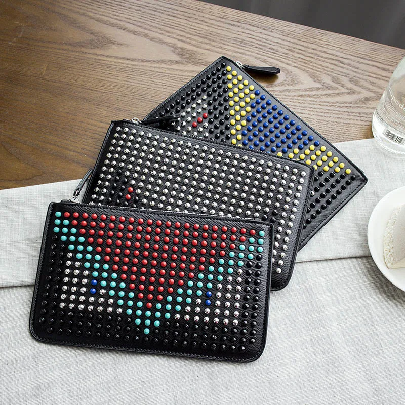 

2018 Cosysunny Sale New Arrival Day Clutches Unisex Polyester Hard And The Envelope Bag Hand Female Clutch Monster Spoof Rivet