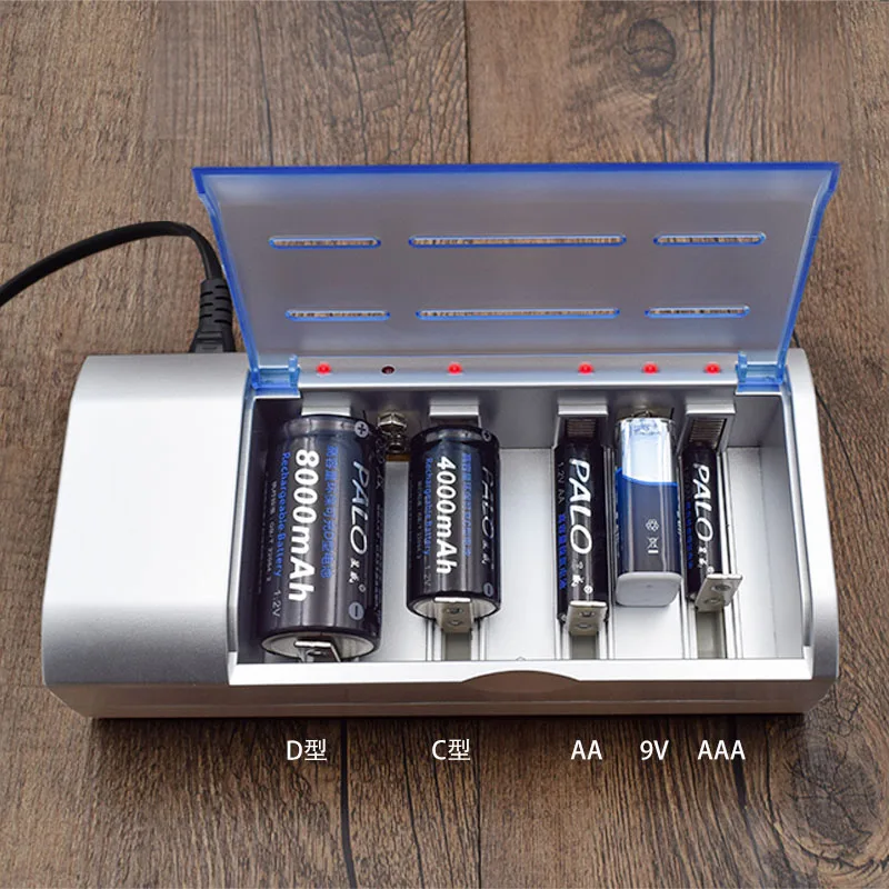 Hot sale Free shipping Multi usage LED indicator battery charger for
